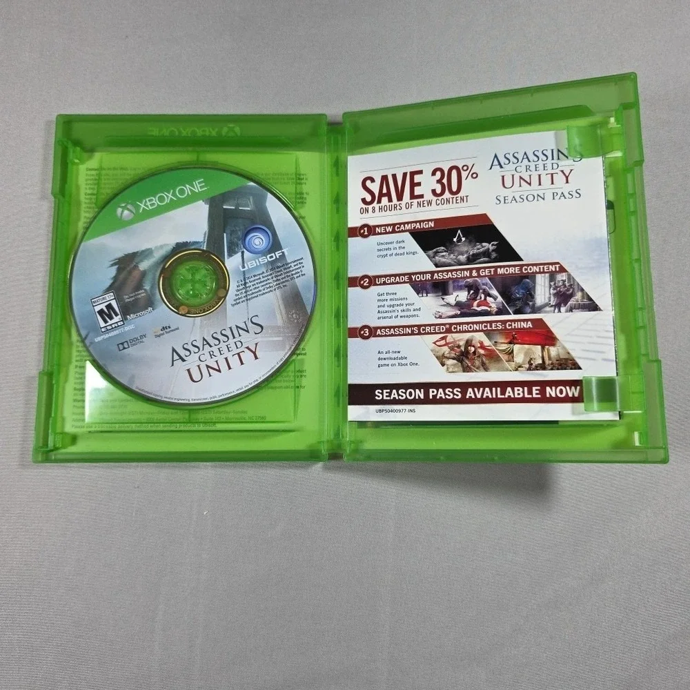 Assassins Creed Unity Limited Edition Microsoft Xbox One 2014 TESTED‎